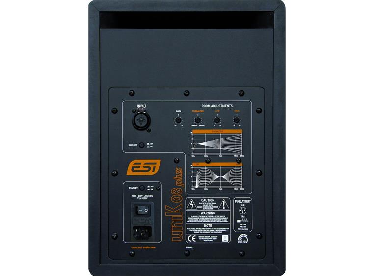 ESI uniK-08+ Aktiv monitor (Pris pr stk)